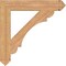 Ekena Millwork Olympic Arts & Crafts Smooth Bracket, Western Red Cedar, 5 1/2"W x 36"D x 36"H BKT06X36X36OLY03SWR - alternate 2